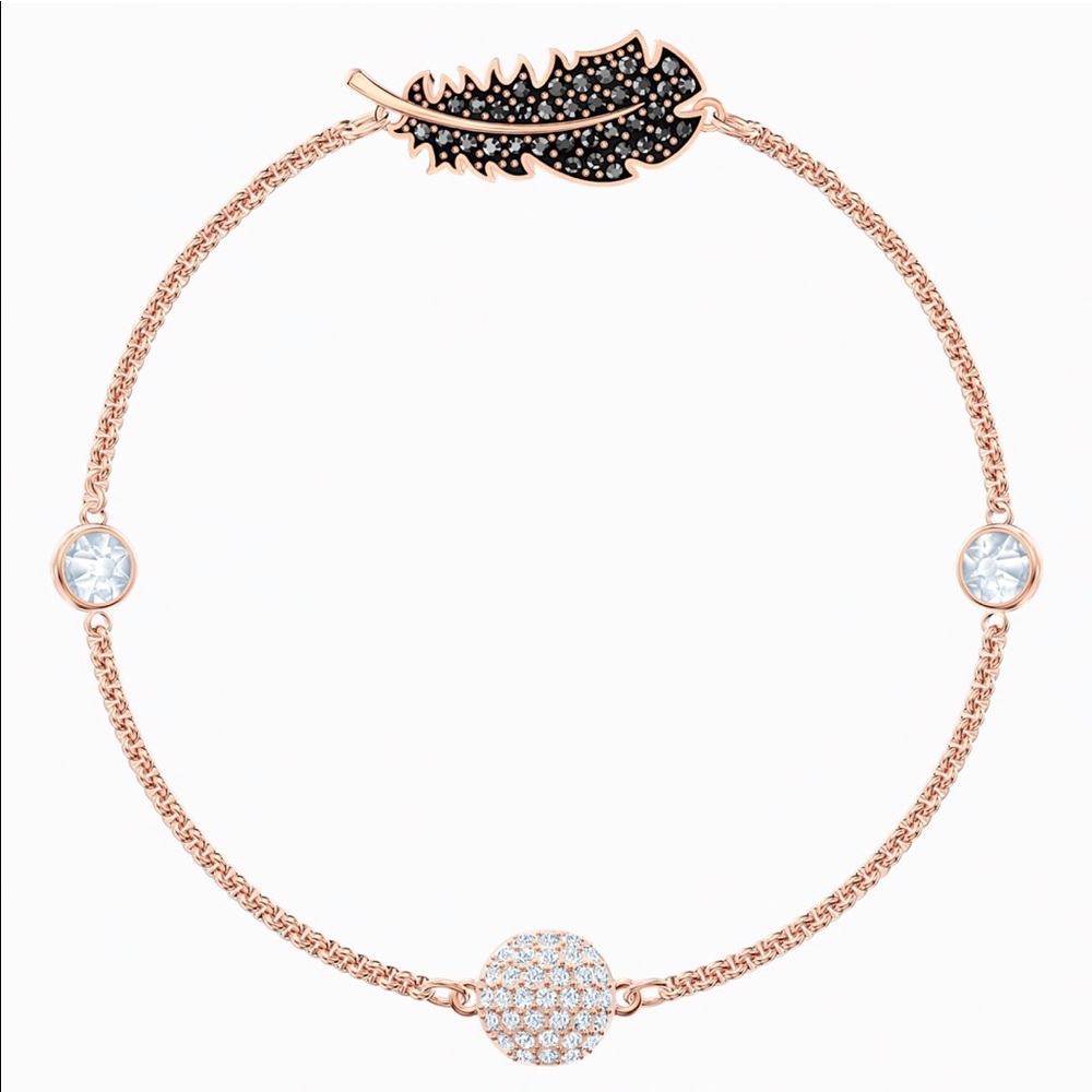 Swarovski pulsera feather collection
